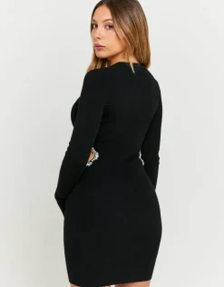 Robe Courte e en Maille avec Découpe et Strass^Tally Weijl Hot