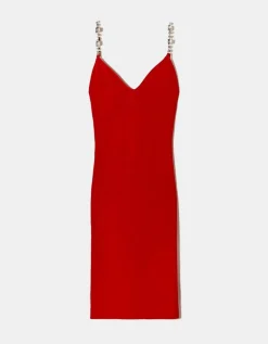 Robe Courte en Maille avec Bretelles en Strass^Tally Weijl Best