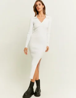 Robe Longue he avec Col Polo^Tally Weijl Best