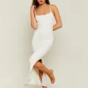 Robe Midi he Basique avec Fente Latérale^Tally Weijl Fashion