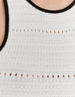 Robe Midi Blanche en Crochet^Tally Weijl Discount