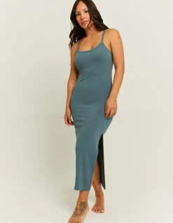 Robe Midi e Basique avec Fente Latérale^Tally Weijl Best