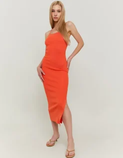 Robe Midi en Maille Orange^Tally Weijl Fashion