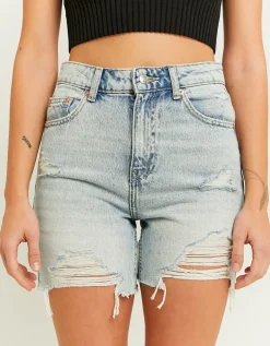 Short Bermuda Destroy Taille Haute^Tally Weijl Sale