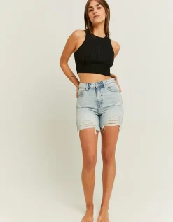 Short Bermuda Destroy Taille Haute^Tally Weijl Sale