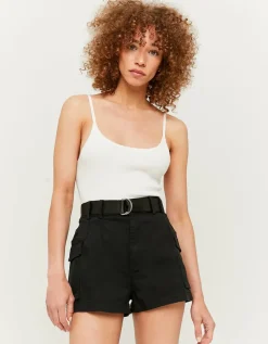 Short Cargo Taille Haute avec Ceinture^Tally Weijl Clearance