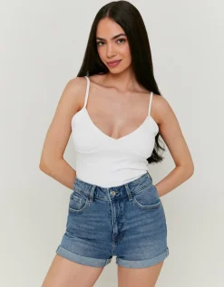Short en Denim Taille Haute - Mom Short^Tally Weijl Discount