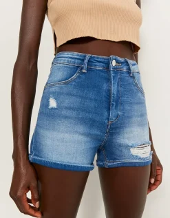 Short en Jean Push-up Skinny Taille Haute^Tally Weijl Online