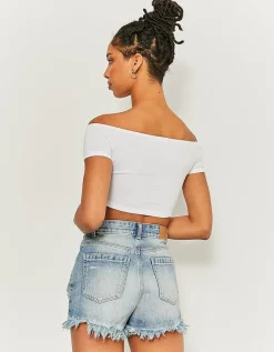 Short Mom en Jean Destroy Taille Haute^Tally Weijl Outlet