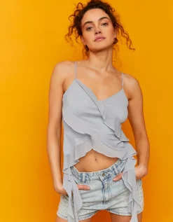 Short Mom Taille Haute avec Strass^Tally Weijl Sale
