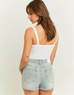 Short Mom Taille Haute avec Paillettes^Tally Weijl Online
