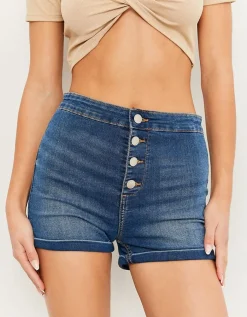 Short Skinny en Jean Taille Haute^Tally Weijl Outlet