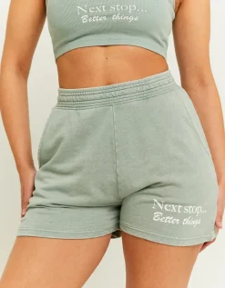 Short Sporty Khaki Imprimé^Tally Weijl Fashion