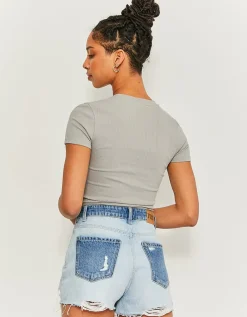 Short Taille Haute Destroy Mom^Tally Weijl New