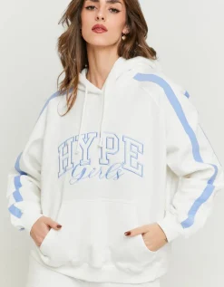 Sweat à Capuche à Rayures Bleues^Tally Weijl Sale