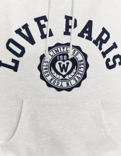 Sweat à Capuche Oversize Style Universitaire^Tally Weijl Hot