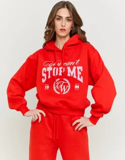 Sweat à Capuche Oversize Imprimé^Tally Weijl Discount