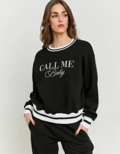 Sweat Imprimé à Bandes Blanches^Tally Weijl New
