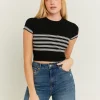 Top ajusté rayé en maille^Tally Weijl Discount