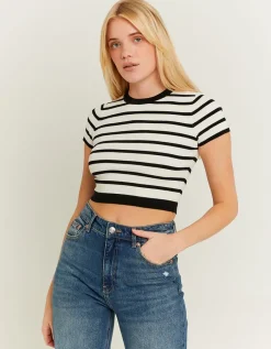 Top ajusté rayé en maille^Tally Weijl Fashion