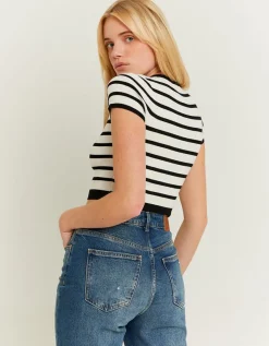 Top ajusté rayé en maille^Tally Weijl Fashion