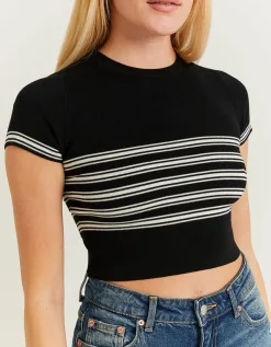 Top ajusté rayé en maille^Tally Weijl Discount