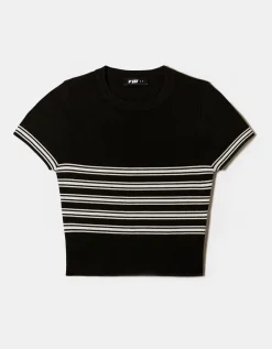 Top ajusté rayé en maille^Tally Weijl Discount