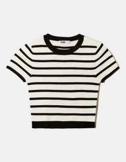 Top ajusté rayé en maille^Tally Weijl Fashion