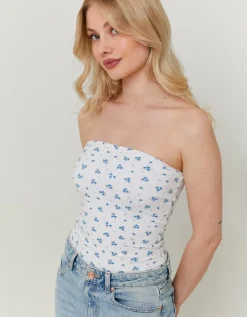 Top Bandeau Basique à Fleurs^Tally Weijl New
