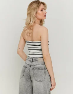 Top Bandeau Basique Rayé^Tally Weijl Fashion