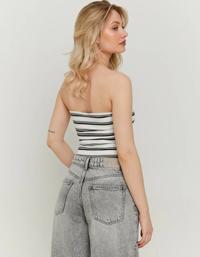 Top Bandeau Basique Rayé^Tally Weijl Fashion