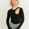 Top Basique Côtelé avec Découpe^Tally Weijl Outlet