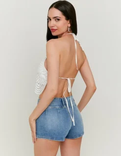 Top Dos Nu à Sequins^Tally Weijl Sale