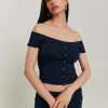 Top Epaules Nues, Dos Boutonné^Tally Weijl Online