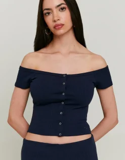 Top Epaules Nues, Dos Boutonné^Tally Weijl Online