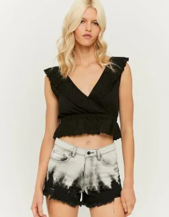Top court brodé^Tally Weijl Fashion