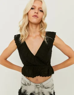 Top court brodé^Tally Weijl Fashion