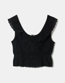 Top court brodé^Tally Weijl Fashion