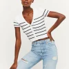 Top en maille ajusté rayé^Tally Weijl Online