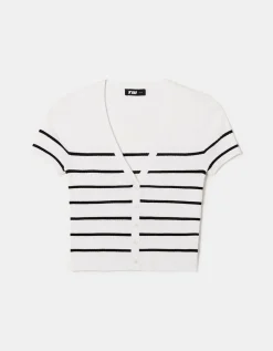 Top en maille ajusté rayé^Tally Weijl Online