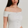 Top Epaules Nues, Dos Boutonné^Tally Weijl Clearance