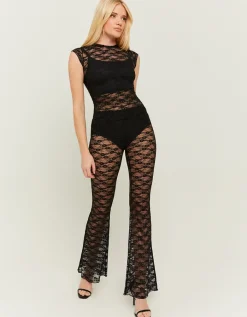 Top loose en dentelle e avec fronces latérales^Tally Weijl Discount