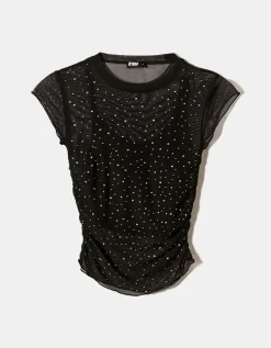 Top loose en maille e avec strass^Tally Weijl Discount