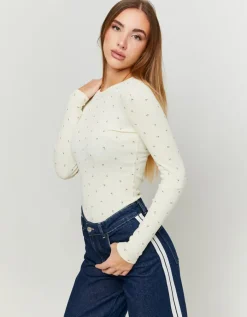 T-Shirt Basique à Imprimé Floral^Tally Weijl Clearance