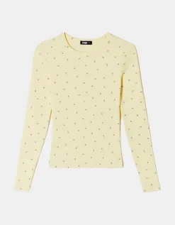 T-Shirt Basique à Imprimé Floral^Tally Weijl Clearance