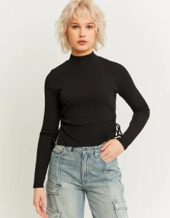 T-Shirt Basique avec Laçage Froncé Latéral^Tally Weijl Online