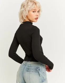 T-Shirt Basique avec Laçage Froncé Latéral^Tally Weijl Online