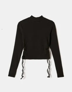 T-Shirt Basique avec Laçage Froncé Latéral^Tally Weijl Online