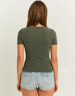 T-Shirt Basique Coupe Droite^Tally Weijl Hot