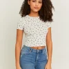 T-shirt basique court à fleurs^Tally Weijl Best